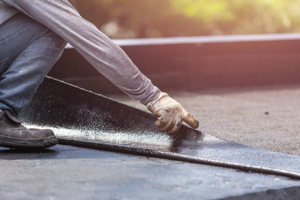 Professional Basement Waterproofing technician working in Dumont, NJ